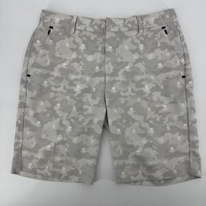 G/FORE Mens Gray Camo Skull & T's Golf Shorts Size 33 G4MS22B70 Camouflage